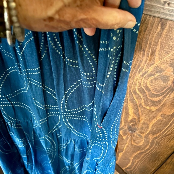 Delicious soft cotton layered boho skirt with front buttons NWOT - Picture 3 of 6